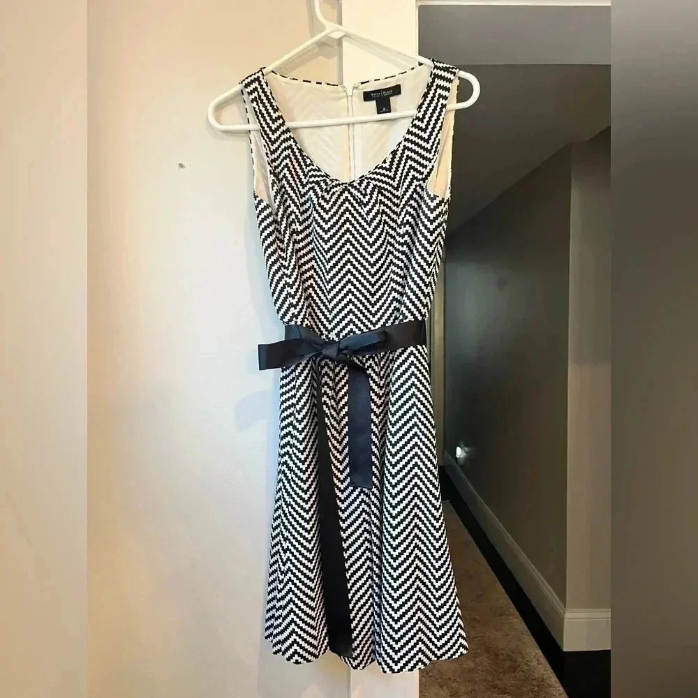 White House Black Market Sleeveless Dress Like New